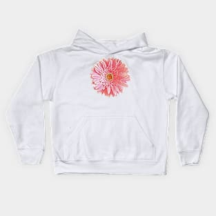 Pink Gerbera Daisy Kids Hoodie